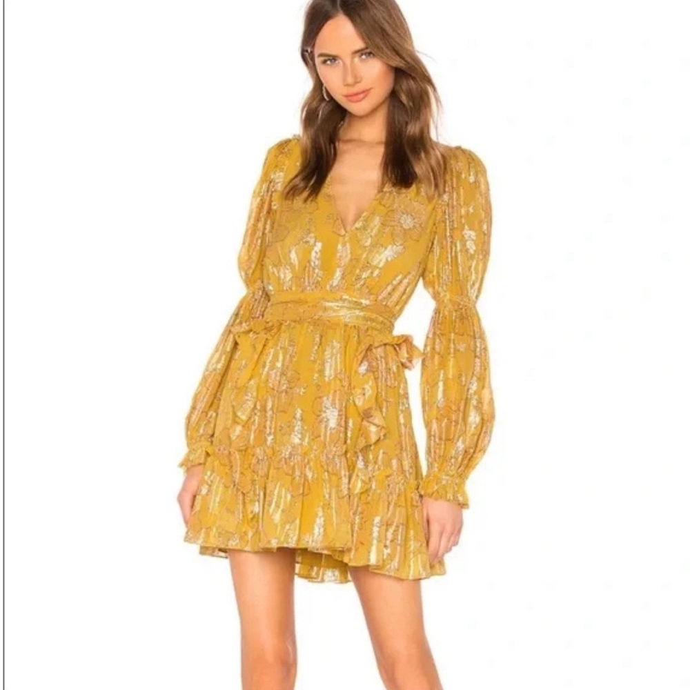 Ulla Johnson NWT Ursa dress in color citrine size 4.